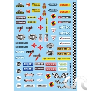 Planche décalque: LOGO CLASSIQUES 1