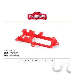Support Moteur Inline Medium Noir Pour Formula 86/89 NSR