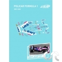 Planche décalque: "BWT 2020" Pour Policar Formula 1