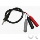 Adaptateur Banane / Jack 3.5mm