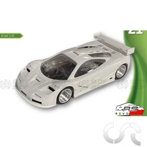 McLaren F1 GTR Kit Blanc Complet "Type B (Prises d'air frontales fermées)"