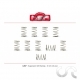 Ressorts de Suspension SOFT Pour Formula 86/89 x10