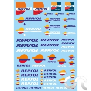 Planche décalque: Repsol