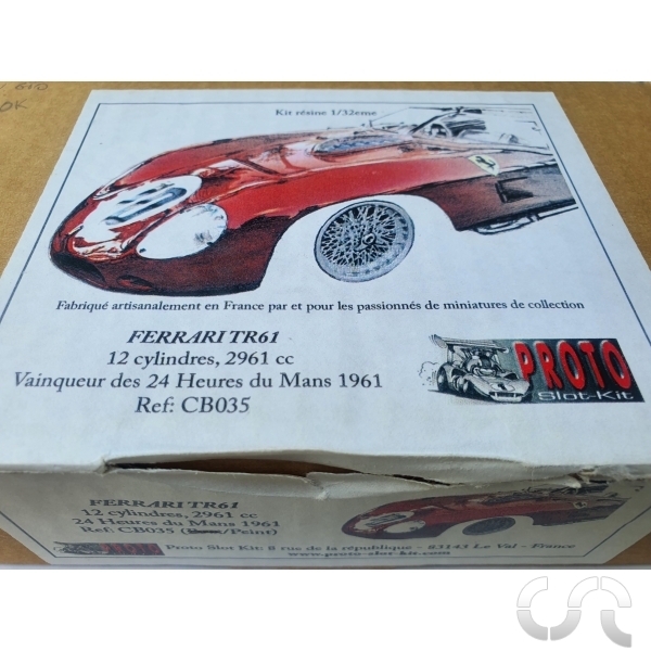 Ferrari TR61 24h Le Mans 1961 N°10 kit pré-peint - PROTO SLOT KIT