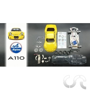 Alpine A110 Street Version Kit Jaune Complet N°27 1/24