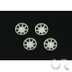Insert de Roues Non Peint Type Minilite Gr.2 x4