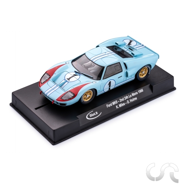 Voiture De Slot NSR Ford GT40 MKI LeMans - Echelle 1/32 - Moteur Shark 20K EVO - Modèle Collection
