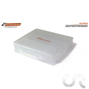 Boite de Rangement Transparente Pour Moteurs et Roues (345x300x80) x1