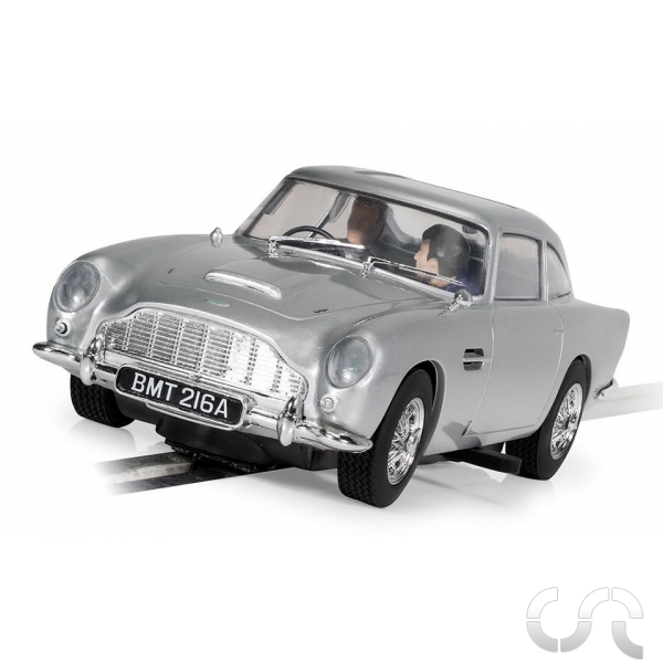 ASTON MARTIN DB5 James Bond 007 à rétro friction, Klaxon sirène et lumières au 1/36 - Collection
