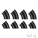 Pack Extension de Piste Courbe R2 (8pcs)
