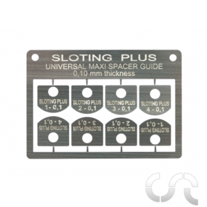 Plaquette de Cales 0.10mm "MAXI" pour Guide Universel 1/32 x8