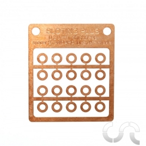 Cales d'Axes "STANDARD" (0.2mm) en Bronze pour Axes de 2.38mm x20