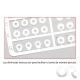 Rondelles Ovales 0.15mm pour Carrosserie et Châssis x32