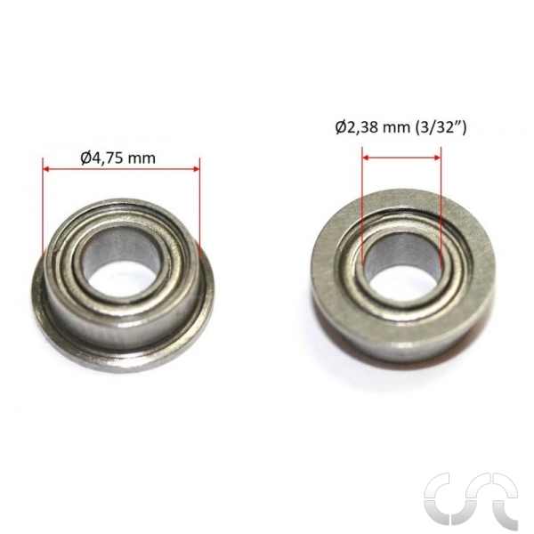 6 Coussinets De Palier De Vilebrequin AHL - Diamètre 38mm - Pour CFMOTO CF650 - Acier/alliage