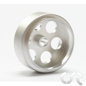 Jantes Universelles Alu-Magnésium (16.9 x 8.5mm) + Inserts Pour Axes de 2.38mm x2