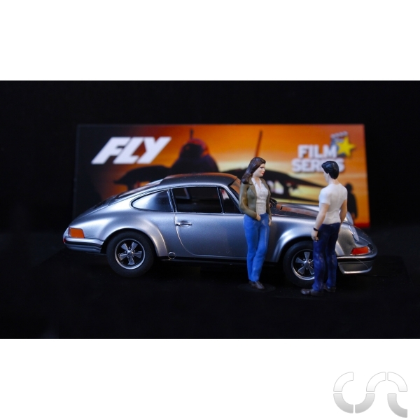 Porsche 911 S "Film Series 1973" + 2 Figurine (Top Gun Maverick) FLY