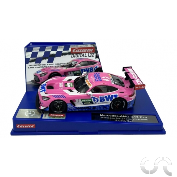 Voiture Circuit Carrera Voiture Slot Carrera Mercedes-AMG GT3 Evo - Échelle 1:32 - Team Winward