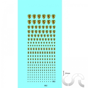 Planche décalque: ECUSSON FERRARI